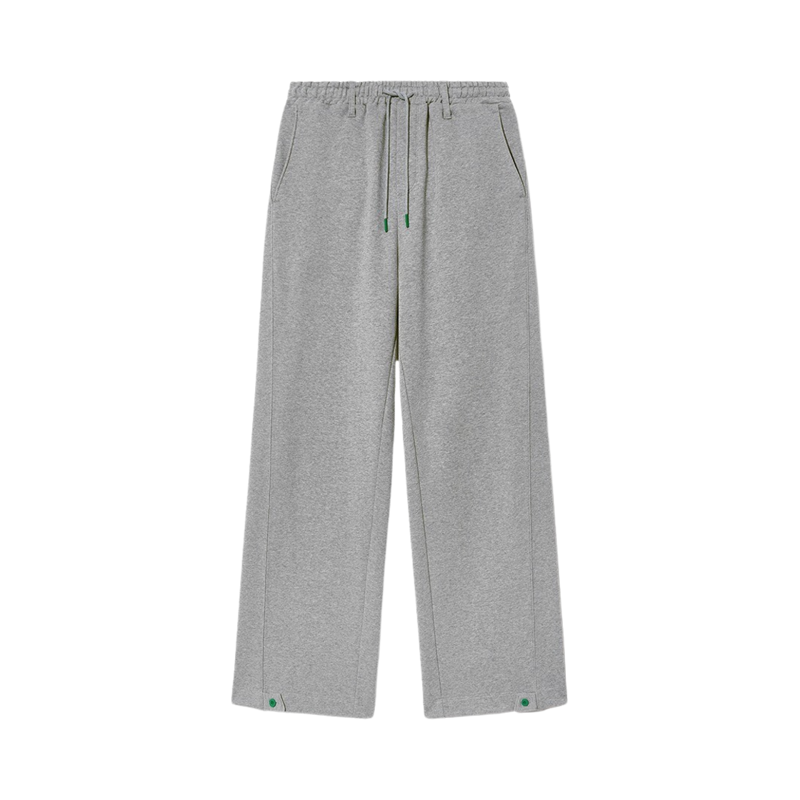 TIP_215 THE IDENTITY PROJECT Compact Side Tuck Wide Pants Melange