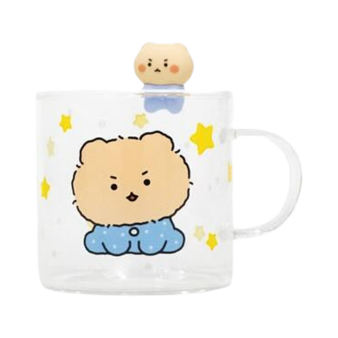 - Manggom Figure Glass Mug 450ml