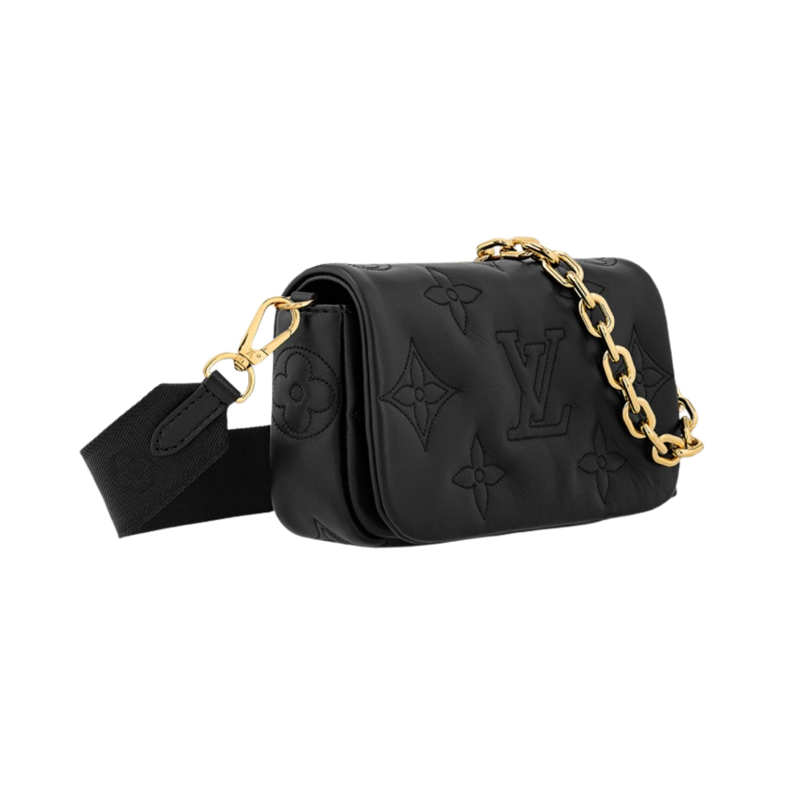 루이비통 월렛 온 스트랩 버블그램 블랙(Louis Vuitton Wallet on Strap Bubblegram Black) - 2