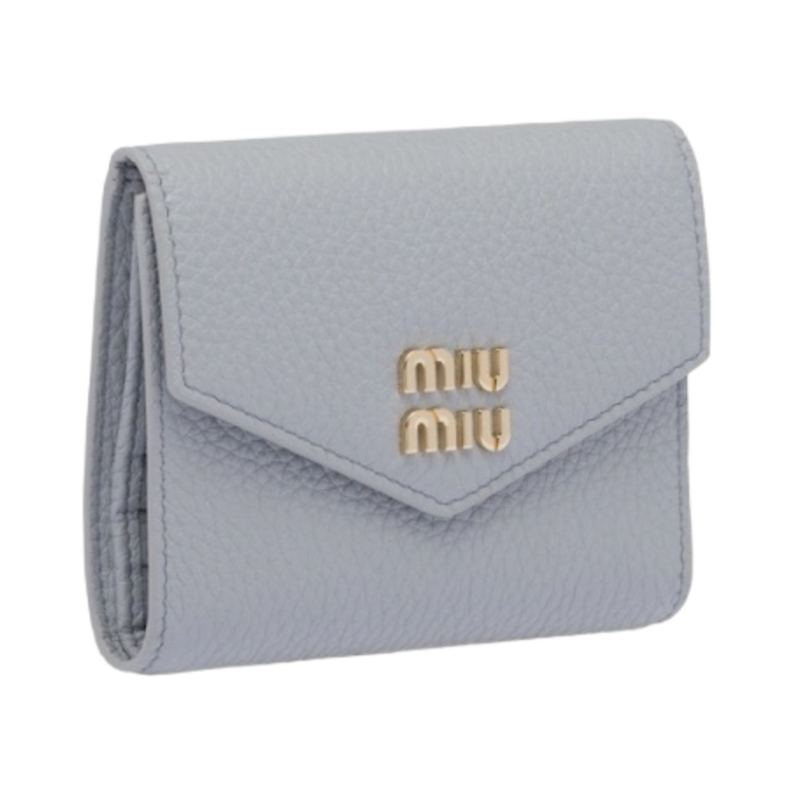 미우 미우 가죽 반지갑 콘플라워(Miu Miu Small Leather Wallet Cornflower) - 2