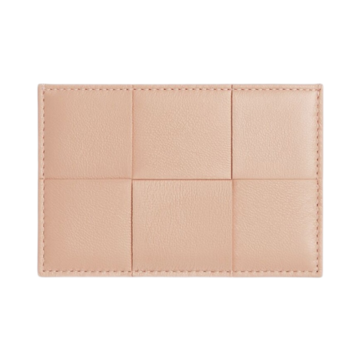 742693VCQC46917 Bottega Veneta Credit Card Case Lambskin Calfskin Lotus