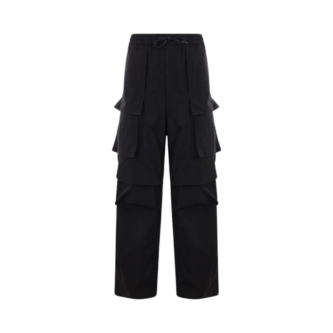 JC4221P225 Juun.J Poly Puckering Cargo Pants Black - 24SS