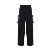 Juun.J Poly Puckering Cargo Pants Black - 24SS