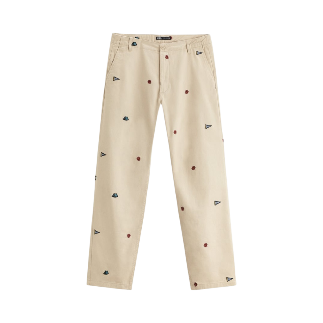 5520/460 Zara Combi Patch Pants Beige