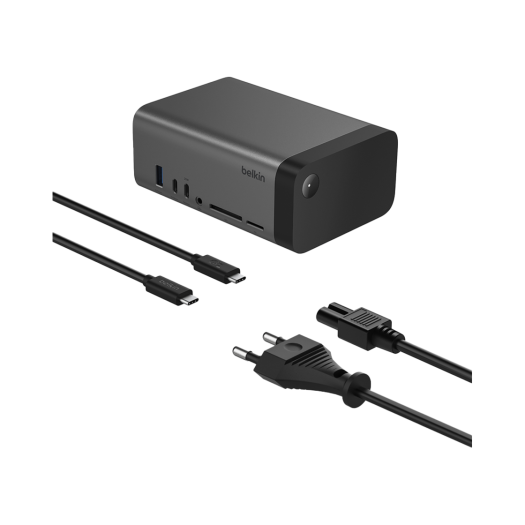 INC020qcSGY Belkin USB-C 11-in-1 Pro GaN Dock 150W INC020qc