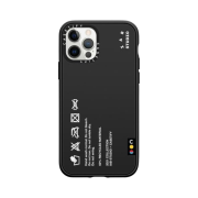 Casetify x IAB Studio iPhone Matte Cloth Tag Case Black