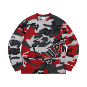 Supreme x Nike Arc Crewneck Red Camo- 22SS