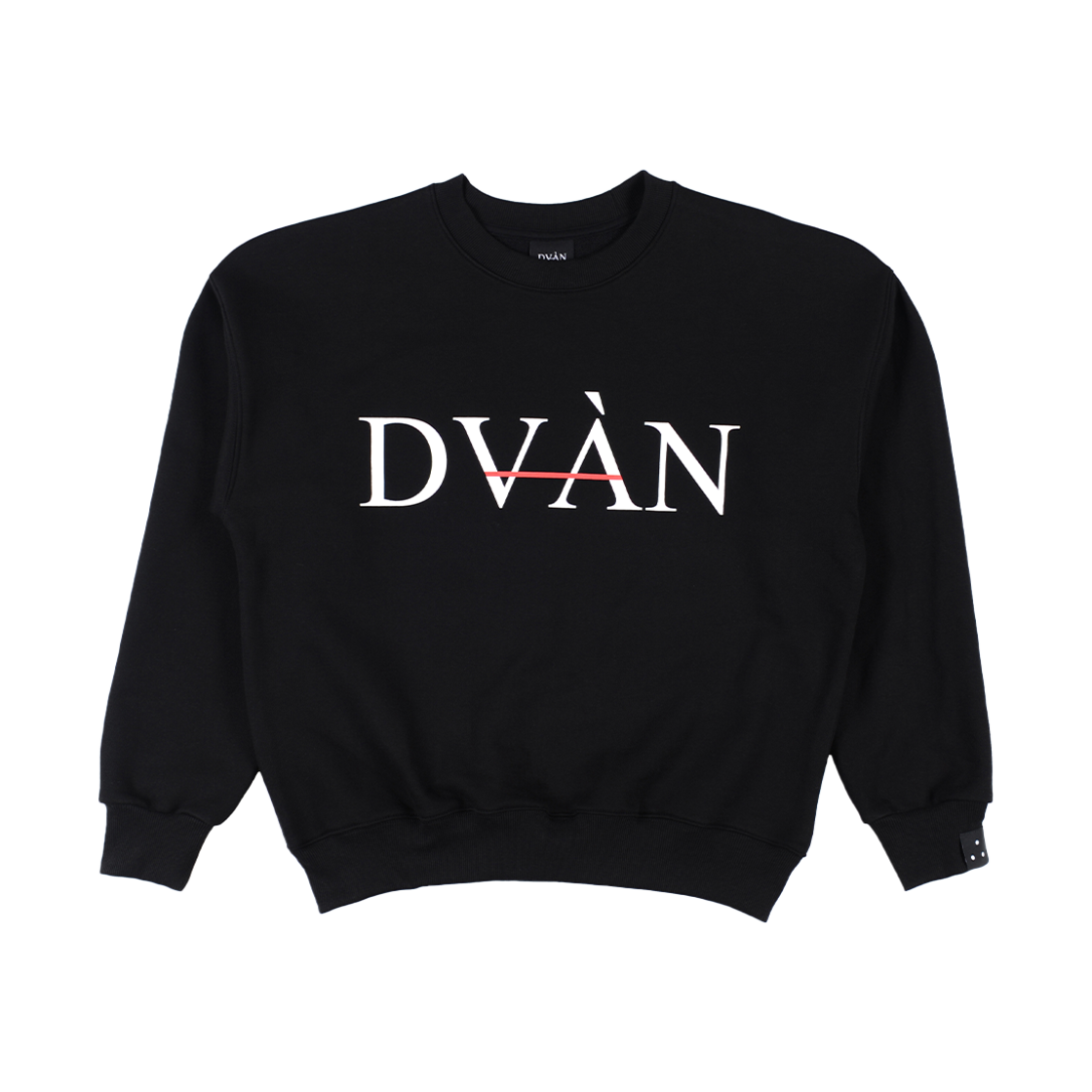 드반 빅 네온 사인 맨투맨 블랙(DVAN Big Neon Sign Sweatshirt Black)