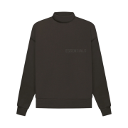 Essentials Mockneck Sweatshirt Off Black - 22FW
