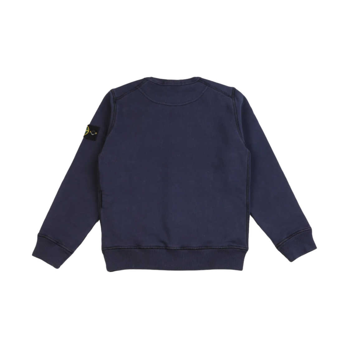 (키즈) 스톤 아일랜드 61340 코튼 플리스 크루넥 스웨트셔츠 네이비 블루 - 21FW((Kids) Stone Island 61340 Cotton Fleece Crewneck Sweatshirt Navy Blue - 21FW) - 2