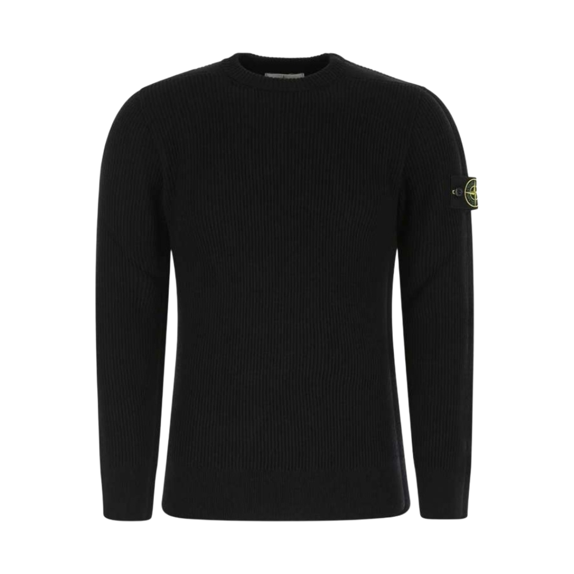 스톤 아일랜드 521C2 풀 립 퓨어 울 크루넥 니트 네이비 블루 - 21FW(Stone Island 521C2 Full Rib Pure Wool Crewneck Knit Navy Blue - 21FW) - 1