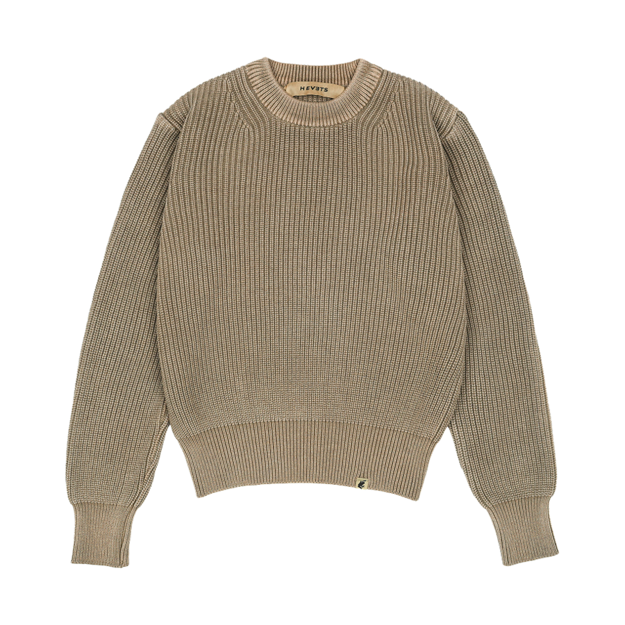 헤베츠 우먼 코튼 풀오버 카멜(Hevets W Cotton Pullover Camel) - 1