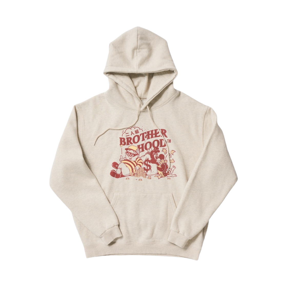 빠더너스 x 모베러웍스 브라더 후드 파트 2 오트밀 그레이(BDNS x MBWS Hood Part 2 Oatmeal Grey)