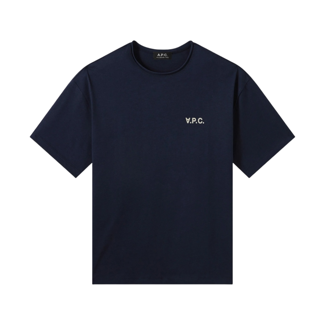 (W) 아페쎄 카롤 티셔츠 다크 네이비 블루((W) A.P.C. Karol T-Shirt Dark Navy Blue) - 1