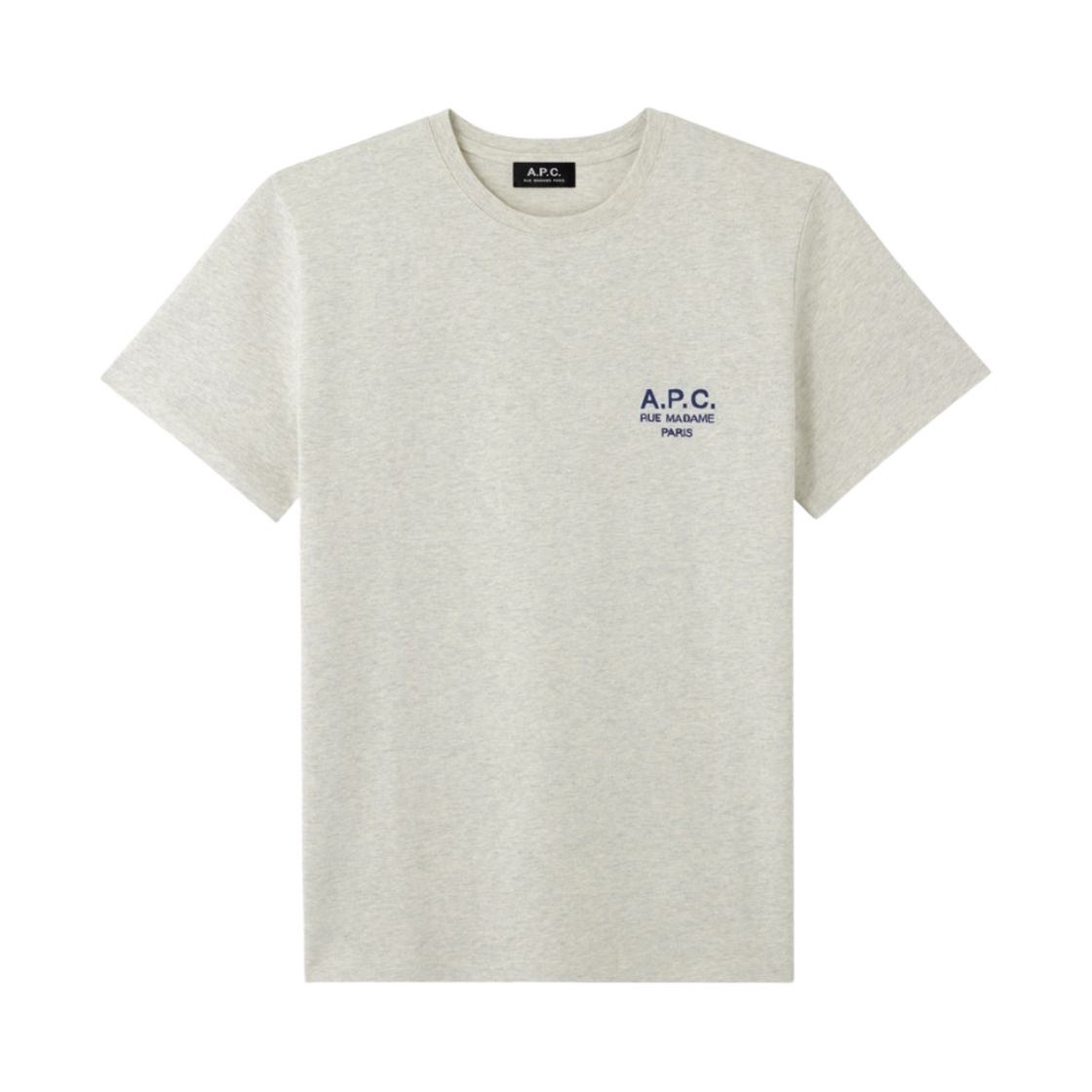 COEAV-H26840-PAA A.P.C. Raymond T-Shirt Heather Ecru - 대표 이미지 #1