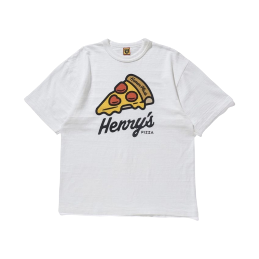 Human Made x Henry's Pizza T-Shirt White - Henry's Pizza Osaka Exclusive