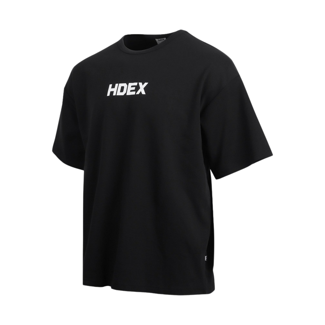 에이치덱스 메인로고 오버핏 반팔티 블랙(HDEX Main Logo Over Fit T-Shirt Black)