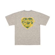 Human Made Heart Badge T-Shirt Gray