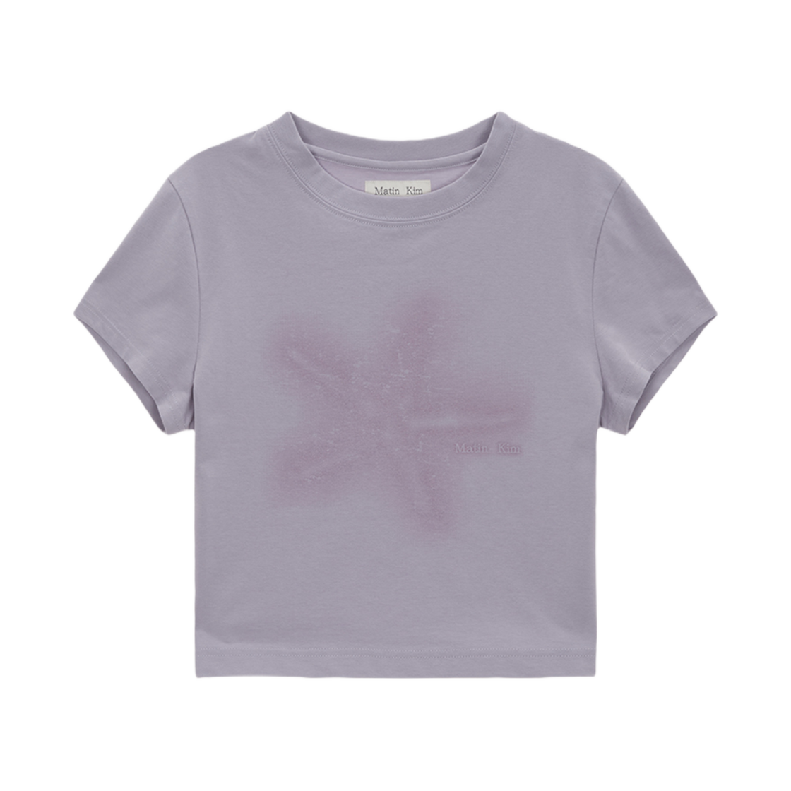 MK2434TS021M (W) Matin Kim Starfish Graphic Crop Top Lilac