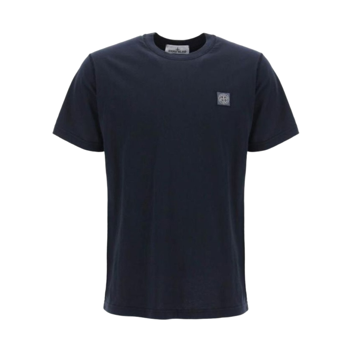 801523757-A0020 Stone Island 23757 Short Sleeve Organic Cotton T-Shirt Navy Blue - 24SS