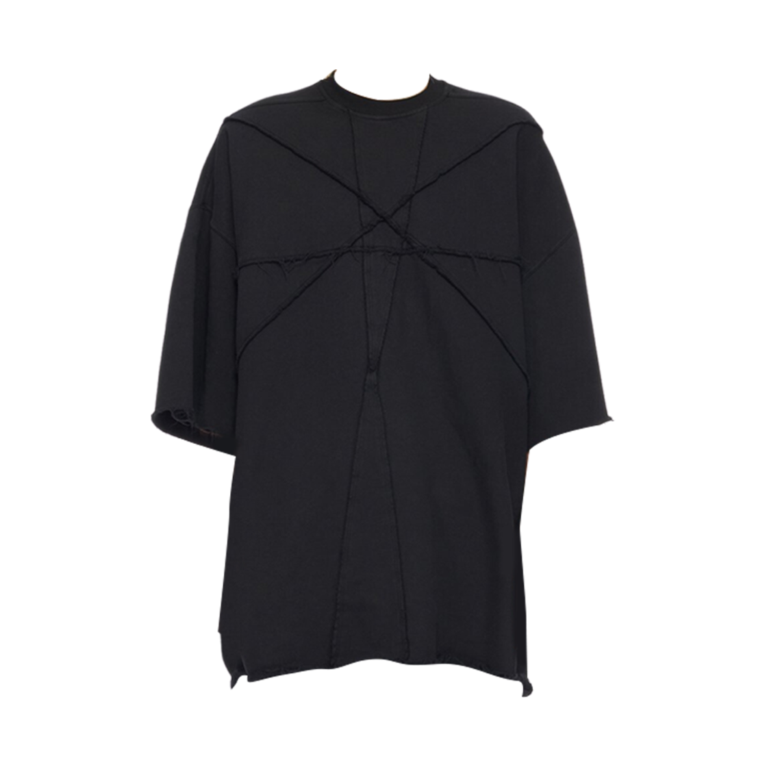 릭 오웬스 다크쉐도우 에드푸 토미 티셔츠 블랙(Rick Owens Drkshdw Edfu Tommy T-Shirt Black)