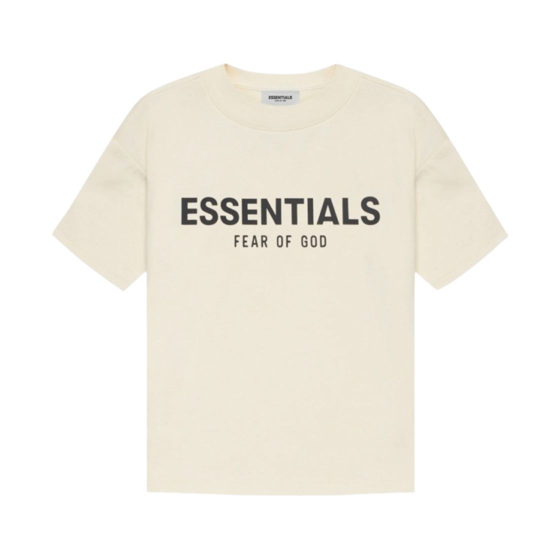 (키즈) 에센셜 티셔츠 크림 - 21SS