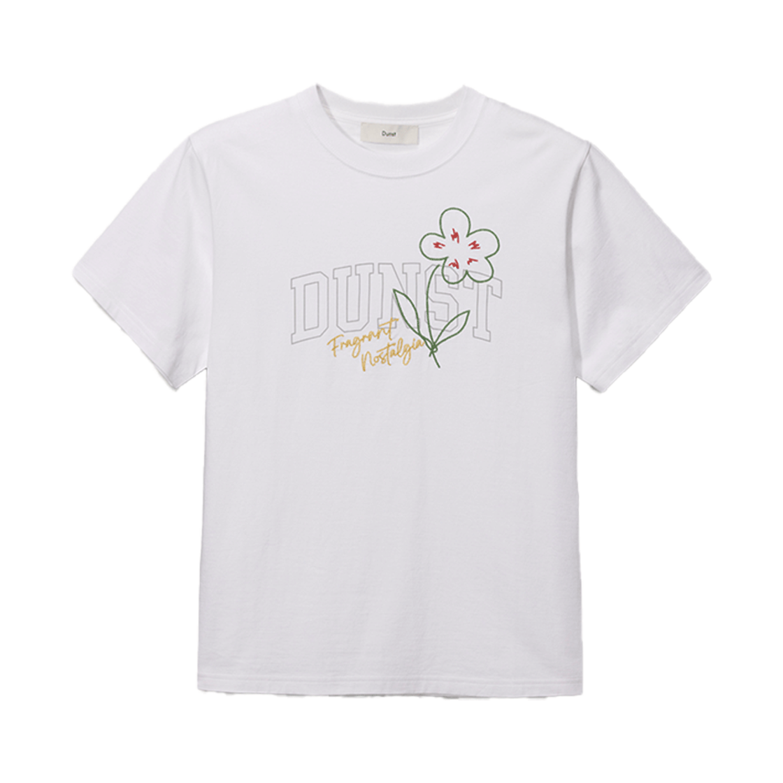 UDTS5B126OW_M_ Dunst Unisex Drawing Bloom T-Shirt Off White