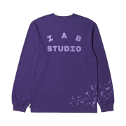 IAB Studio Long Sleeve T-Shirt Purple Splashed