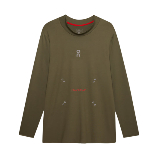 1MF10360153 On Running x Pleasures x The Loop Long T-Shirt Olive