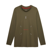On Running x Pleasures x The Loop Long T-Shirt Olive