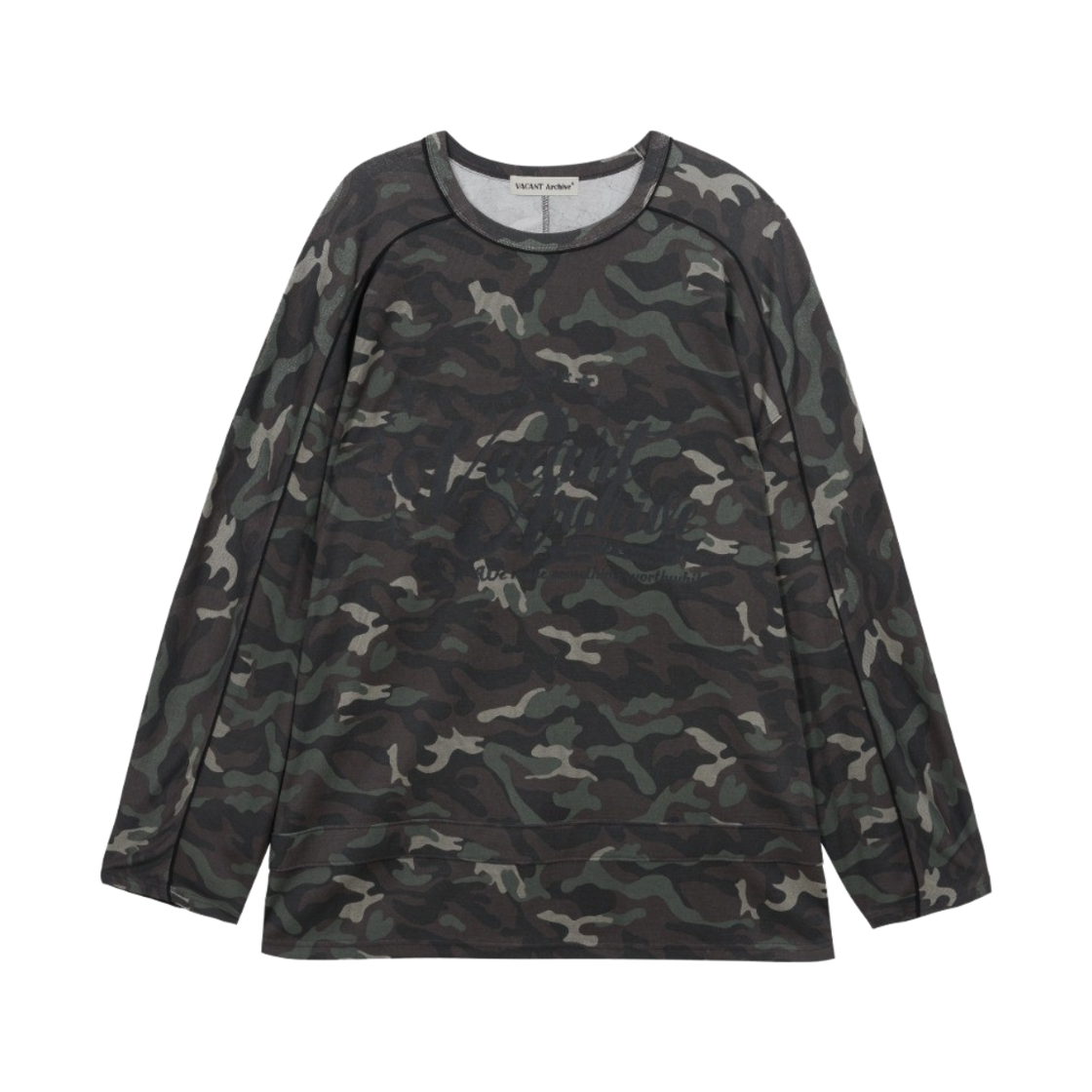베이컨트 아카이브 맨 포든 럭비 롱슬리브 티셔츠 카모(Vacant Archive Men Foden Rugby Long Sleeve T-Shirt Camo)