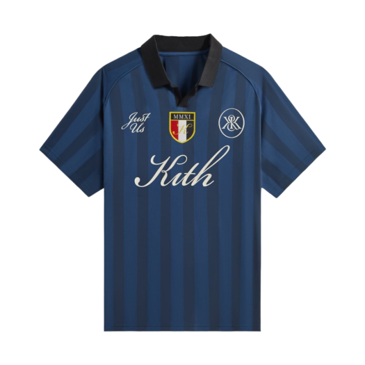 Kith Shadow Stripe Marcel Soccer Jersey Gulf