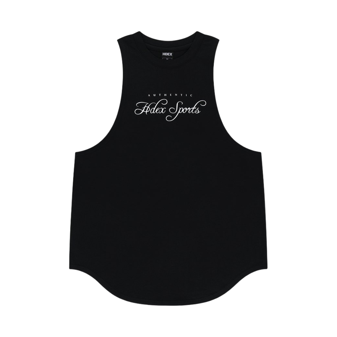 H252WSUSL200BK HDEX Womens Lettering Modal Cover-Up Tank Top Black