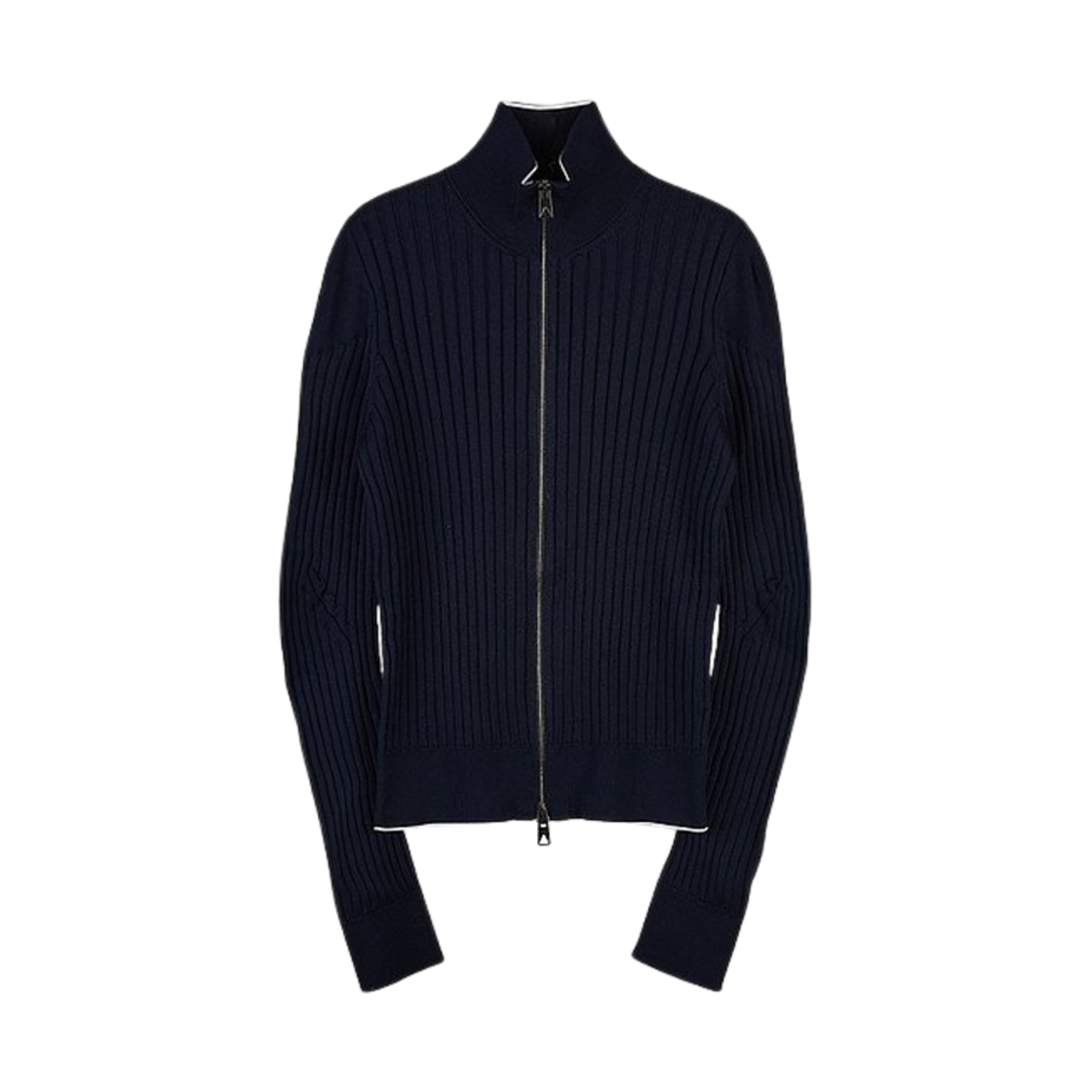 726542V2LW04246 Bottega Veneta Knit Zip Up Midnight Blue