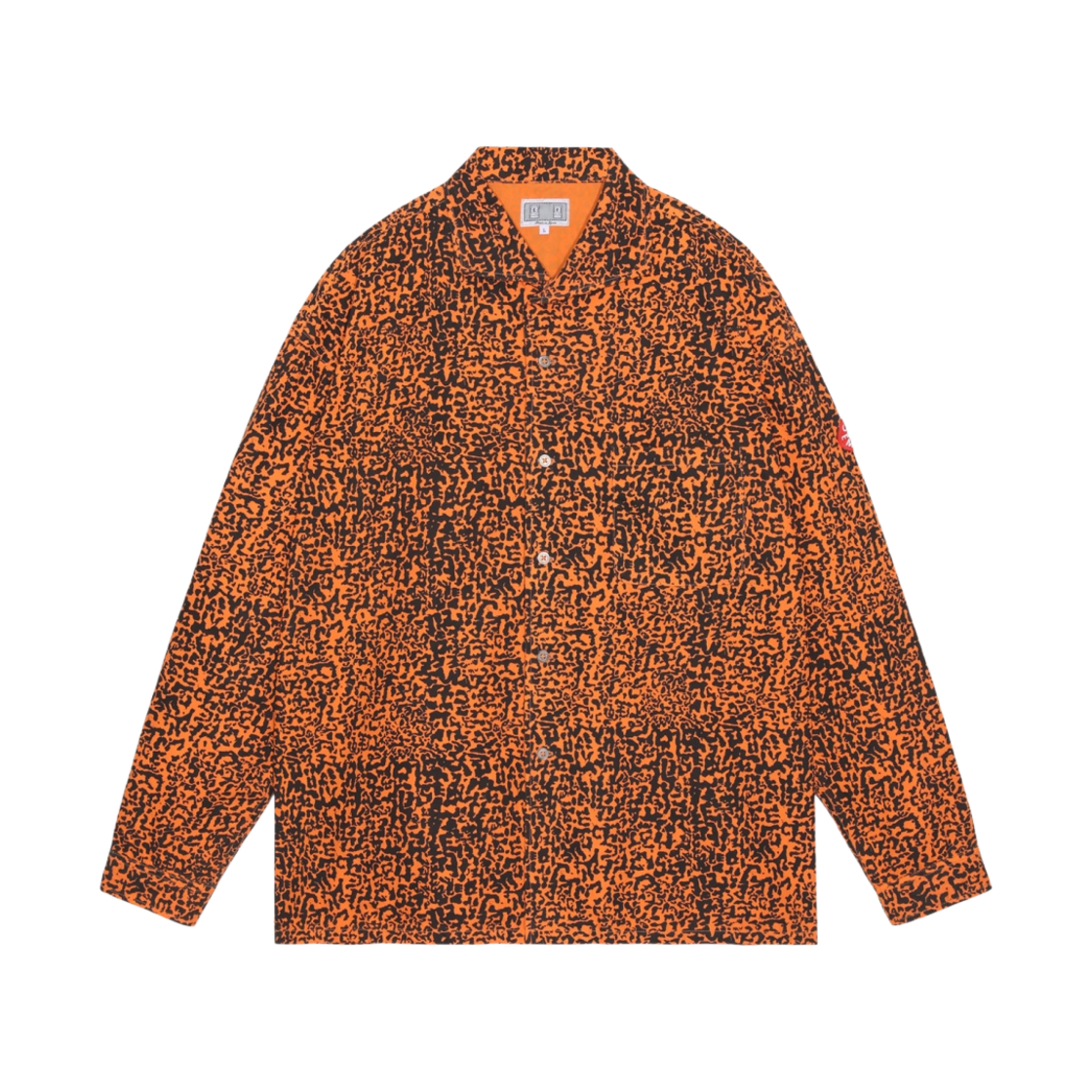 카브엠트 오버다이 인터스퍼스드 C.E 빅 셔츠 오렌지 - 23FW(Cav Empt Overdye Interspersed C.E Big Shirt Orange - 23FW)