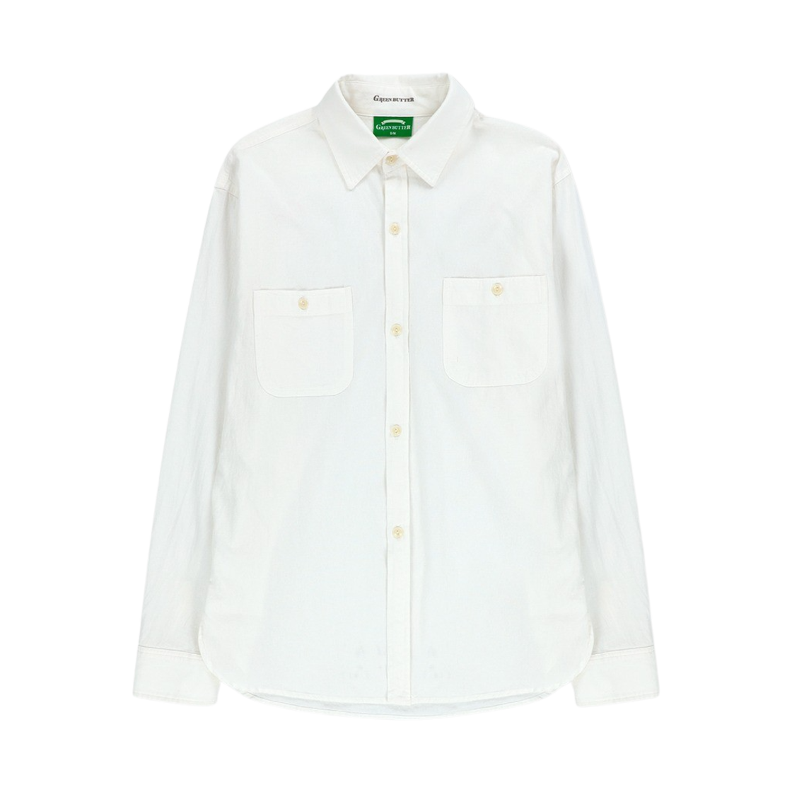 그린버터 빈티지 로고 에센셜 셔츠 아이보리