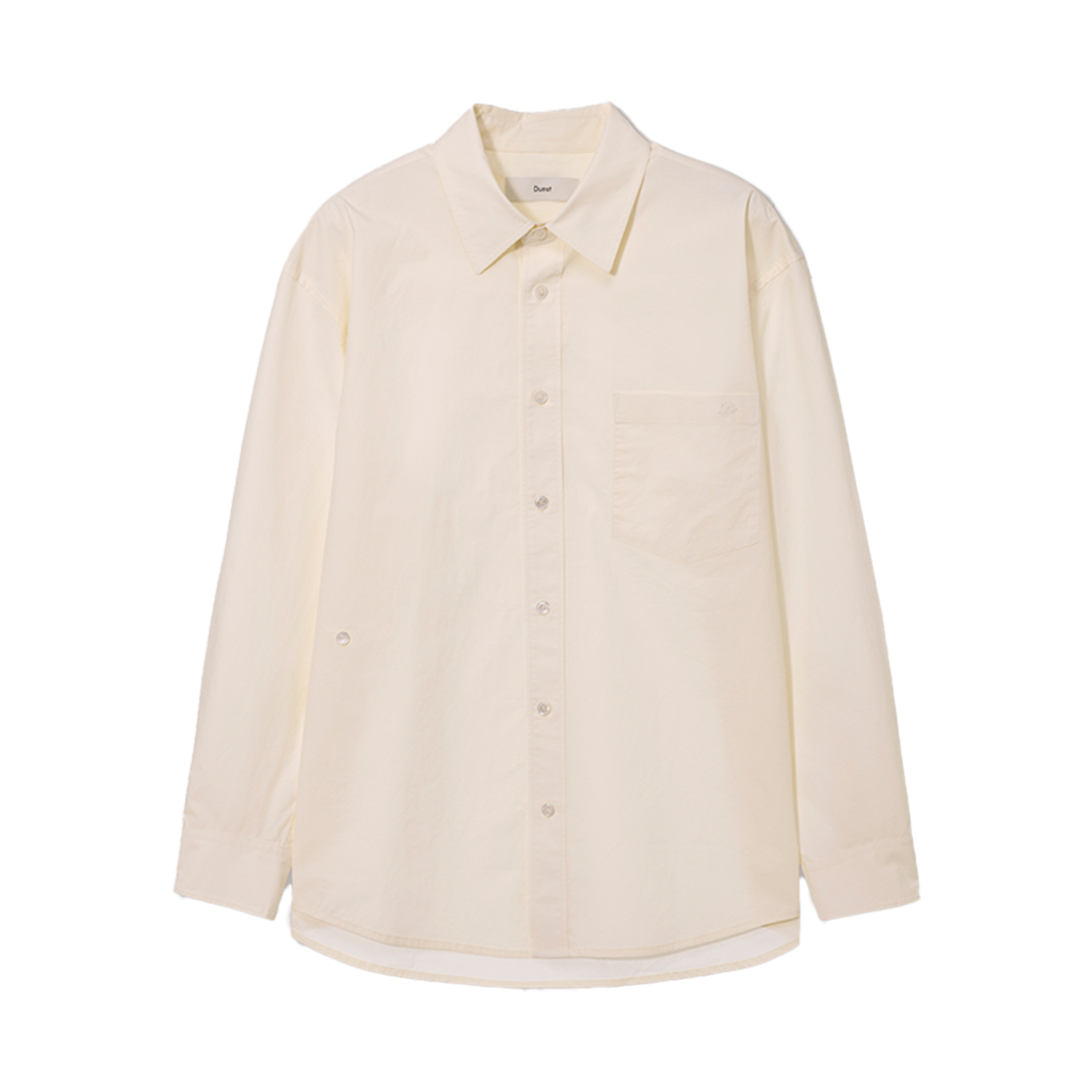 던스트 유니섹스 페이퍼리 코튼 오버사이즈 셔츠 크림(Dunst Unisex Paperly Cotton Oversized Shirt Cream)