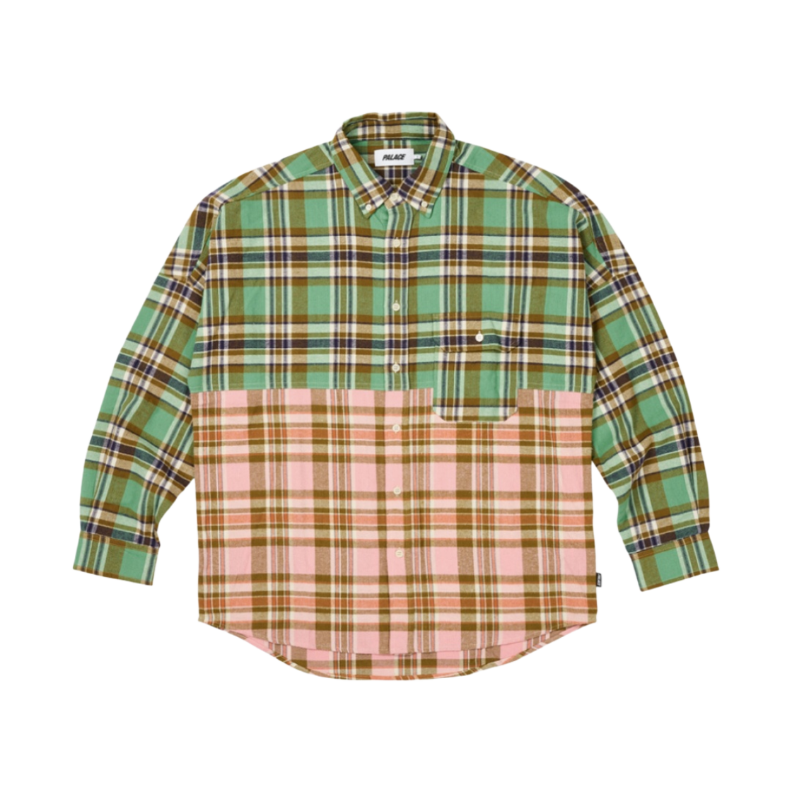 팔라스 체크메이트 드롭 숄더 셔츠 그린 - 23FW(Palace Checkmate Drop Shoulder Shirt Green - 23FW)