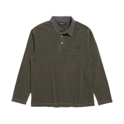 Hatchingroom VTG Stripe Polo T-Shirt Dyed Yellow
