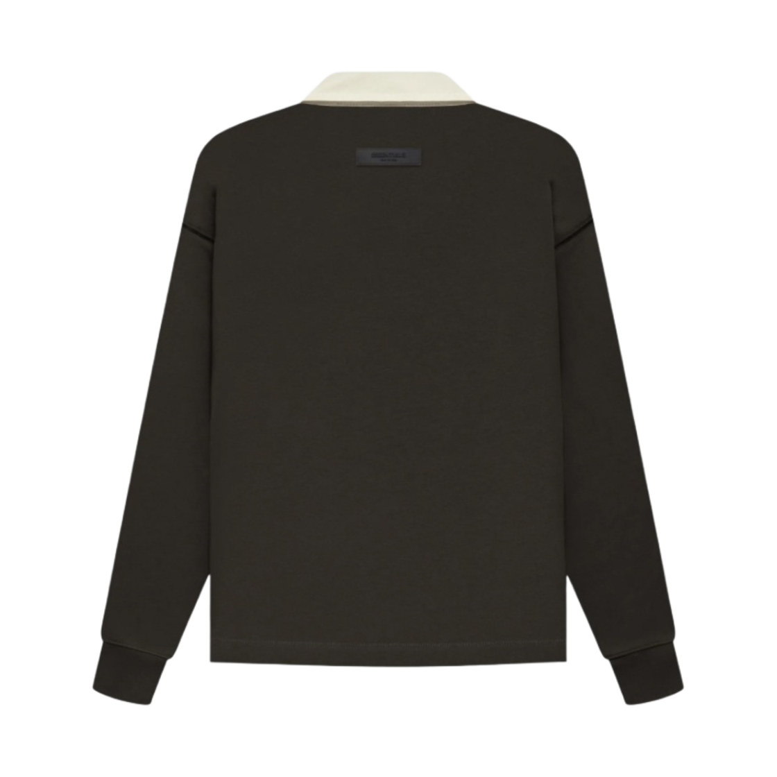 (키즈) 에센셜 1977 헨리 럭비 롱슬리브 폴로 오프 블랙 - 22FW((Kids) Essentials 1977 Henley Rugby Long Sleeve Polo Off Black - 22FW) - 2