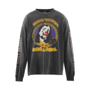 Saint Mxxxxxx x Born X Raised Born Saint L/S T-Shirt Black - 24AW