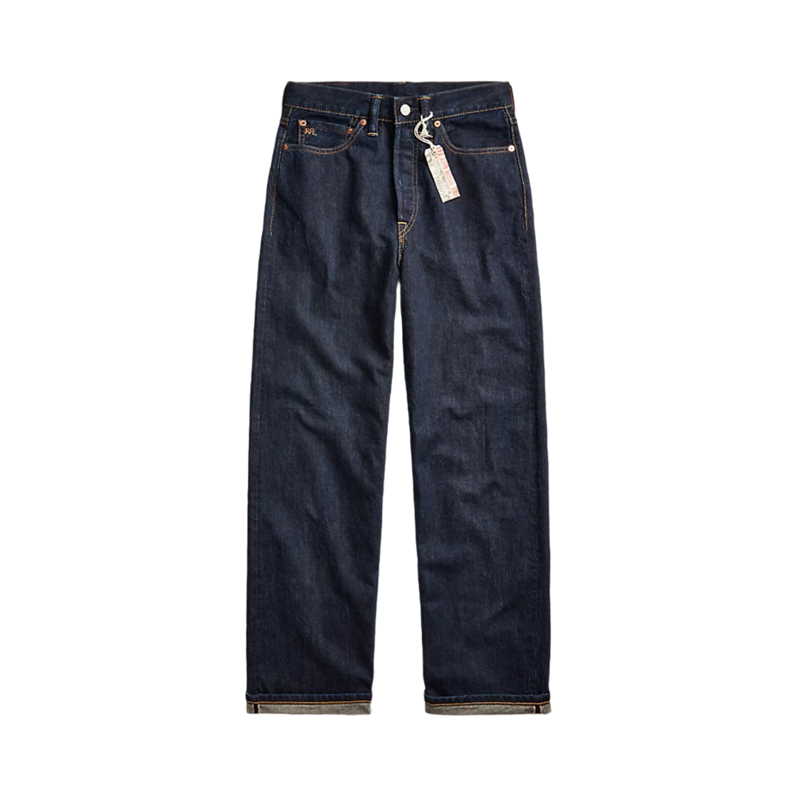 (W) 더블알엘 하이 스트레이트 핏 진 린스((W) Double RL High Straight Fit Jeans Rinse) - 1