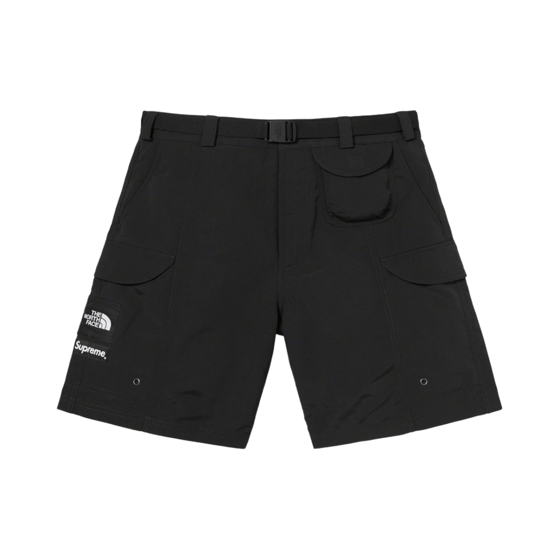 슈프림 x 노스페이스 트레킹 패커블 벨트 쇼츠 블랙 - 22SS