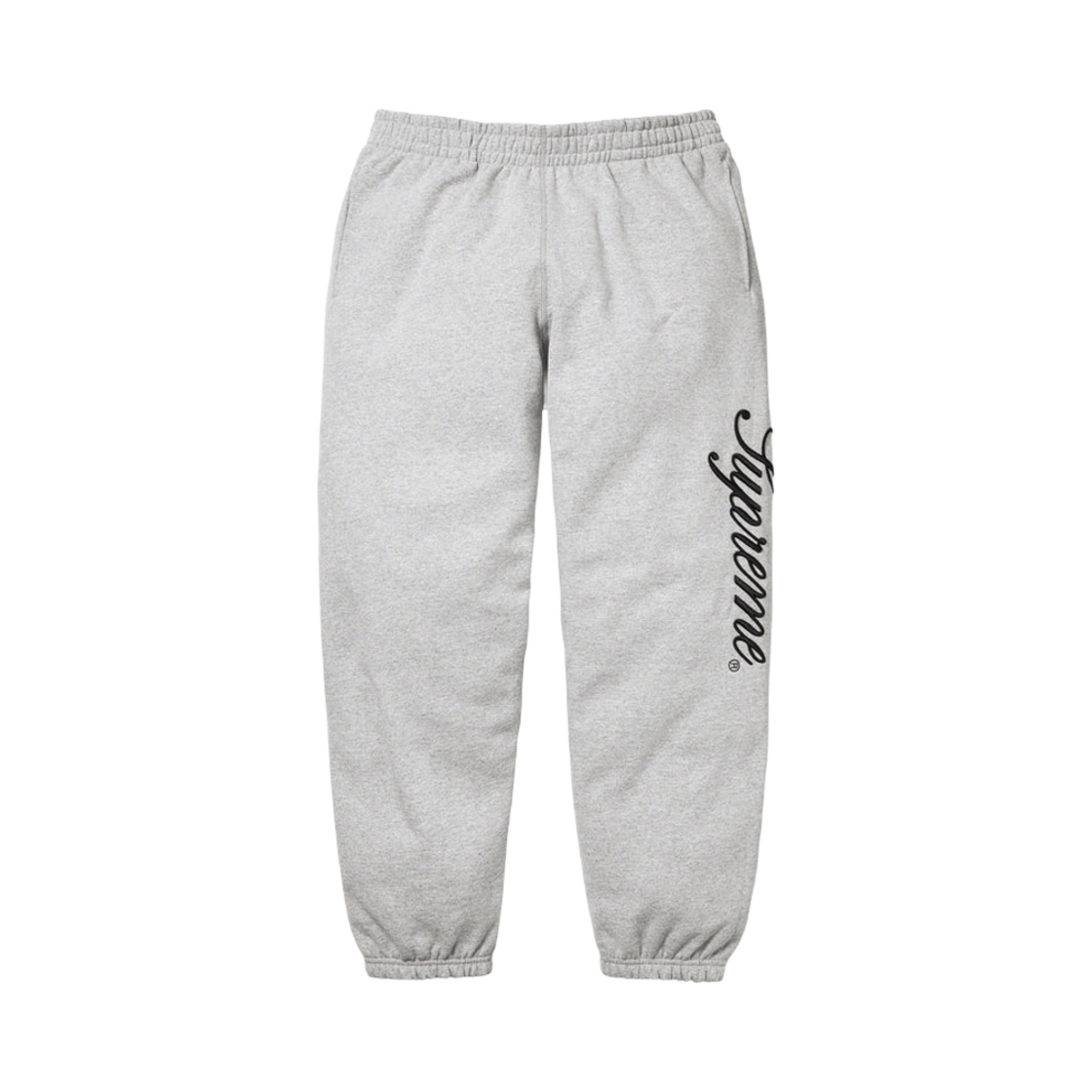 슈프림 레이즈드 스크립트 스웨트팬츠 헤더 그레이 - 23FW(Supreme Raised Script Sweatpants Heather Grey - 23FW) - 1