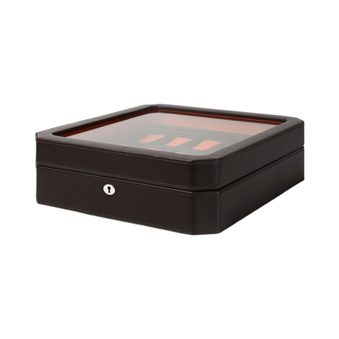 울프 1834 헤리티지 15 피스 워치 박스 브라운 오렌지(Wolf 1834 Heritage 15 piece Watch Box Brown Orange) - 2