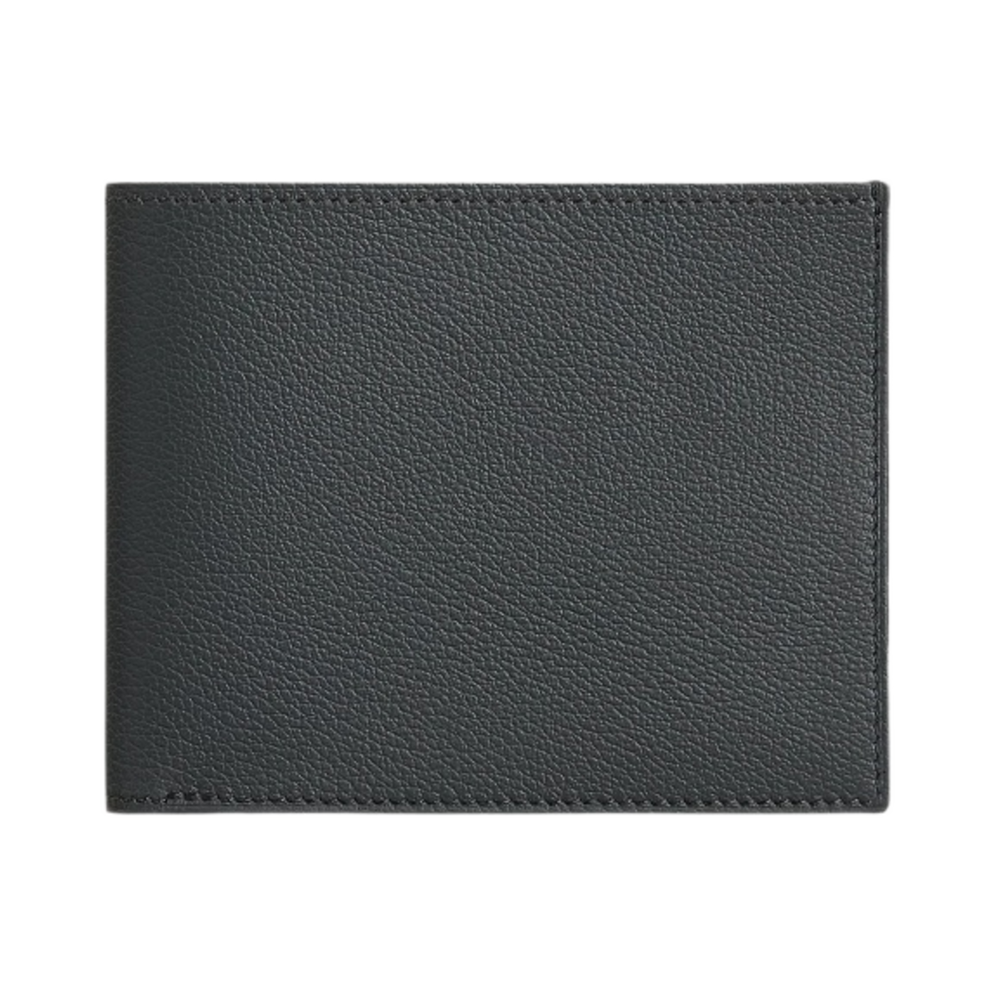 H085791CAAC Hermes Citizen Twill Compact Card Holder Evercolor & Gris Misty Jaune Milton