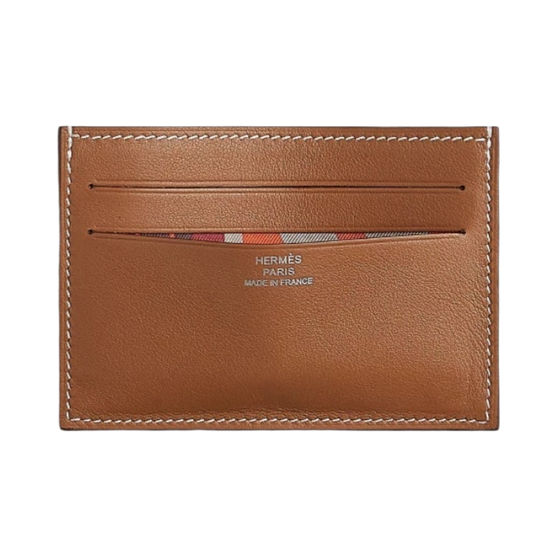 에르메스 시티즌 트윌 카드 홀더 스위프트 & 골드 루즈 피망(Hermes Citizen Twill Card Holder Swift & Gold Rouge Piment) - 1