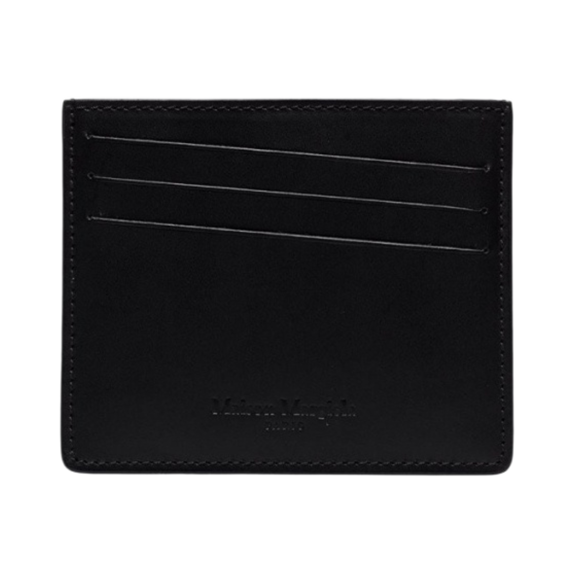 S35UI0432PS935T8013 Maison Margiela Leather Card Holder Black