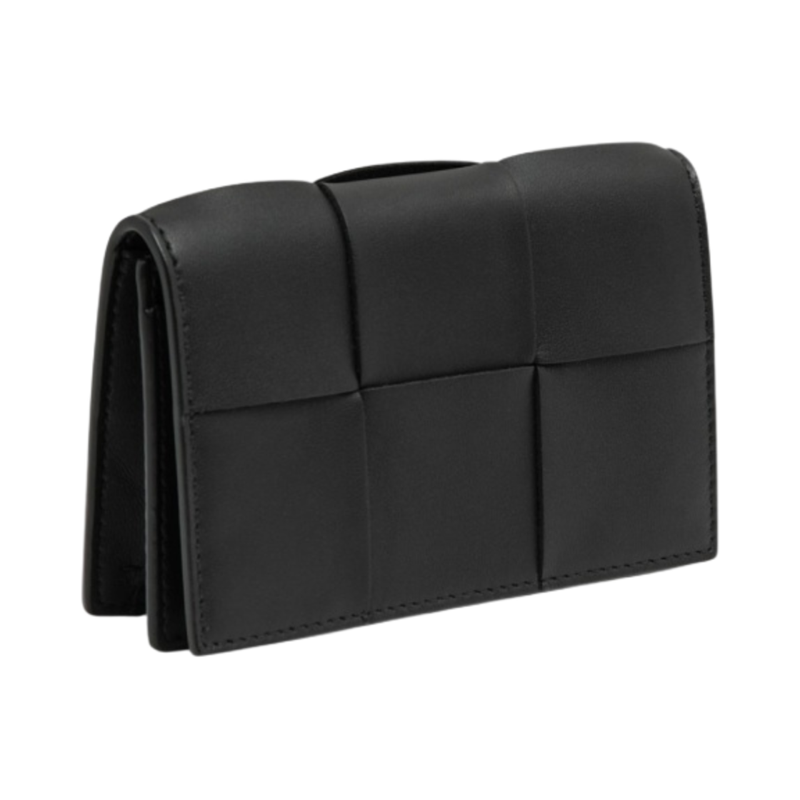 【Bottega Veneta】BLACK CASSETTE ビジネスカードケース ブラック/パラキートカセット ビジネスカードケース| Bottega