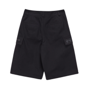 (W) Matin Kim Cotton Cargo Capri Pants Black